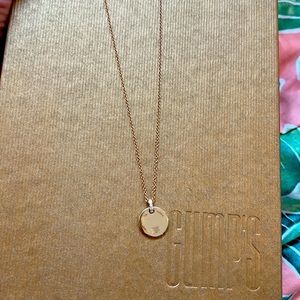 Gump’s 14k Gold and Diamond Pendant Necklace